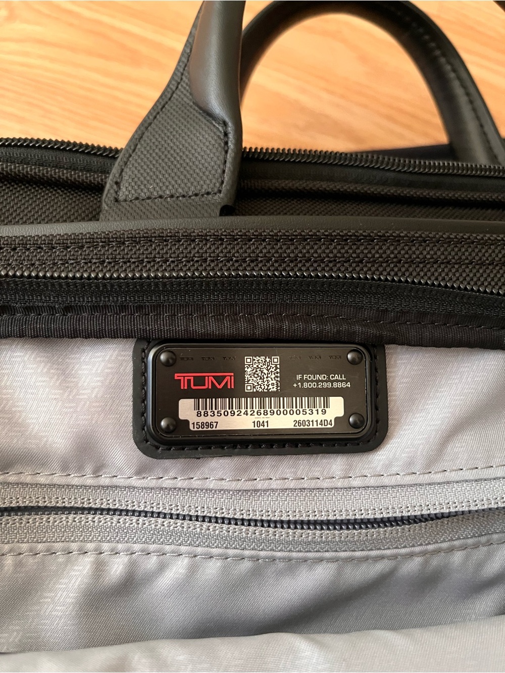 NWOT Tumi Alpha 3 Compact Large Laptop Briefcase 2603114D4 + Dust Bag - Picture 14 of 16